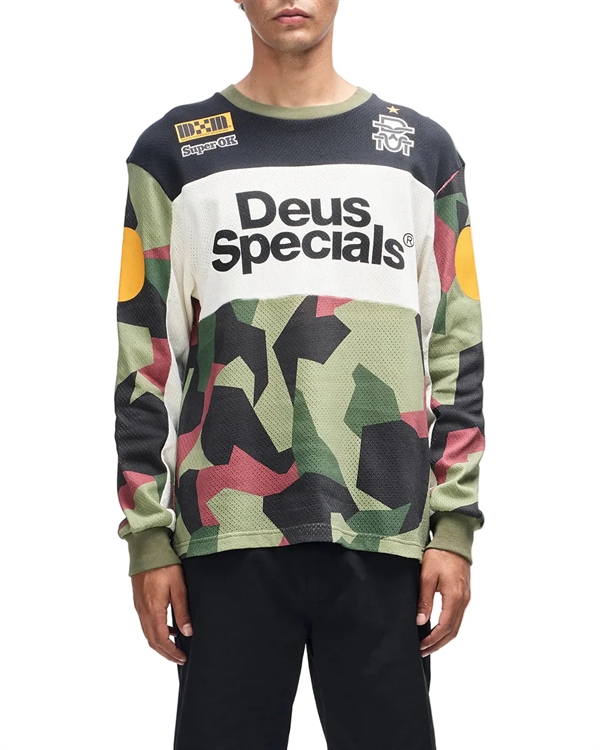 Deus Ex Machina Colt Ryder Moto Jersey - Camo